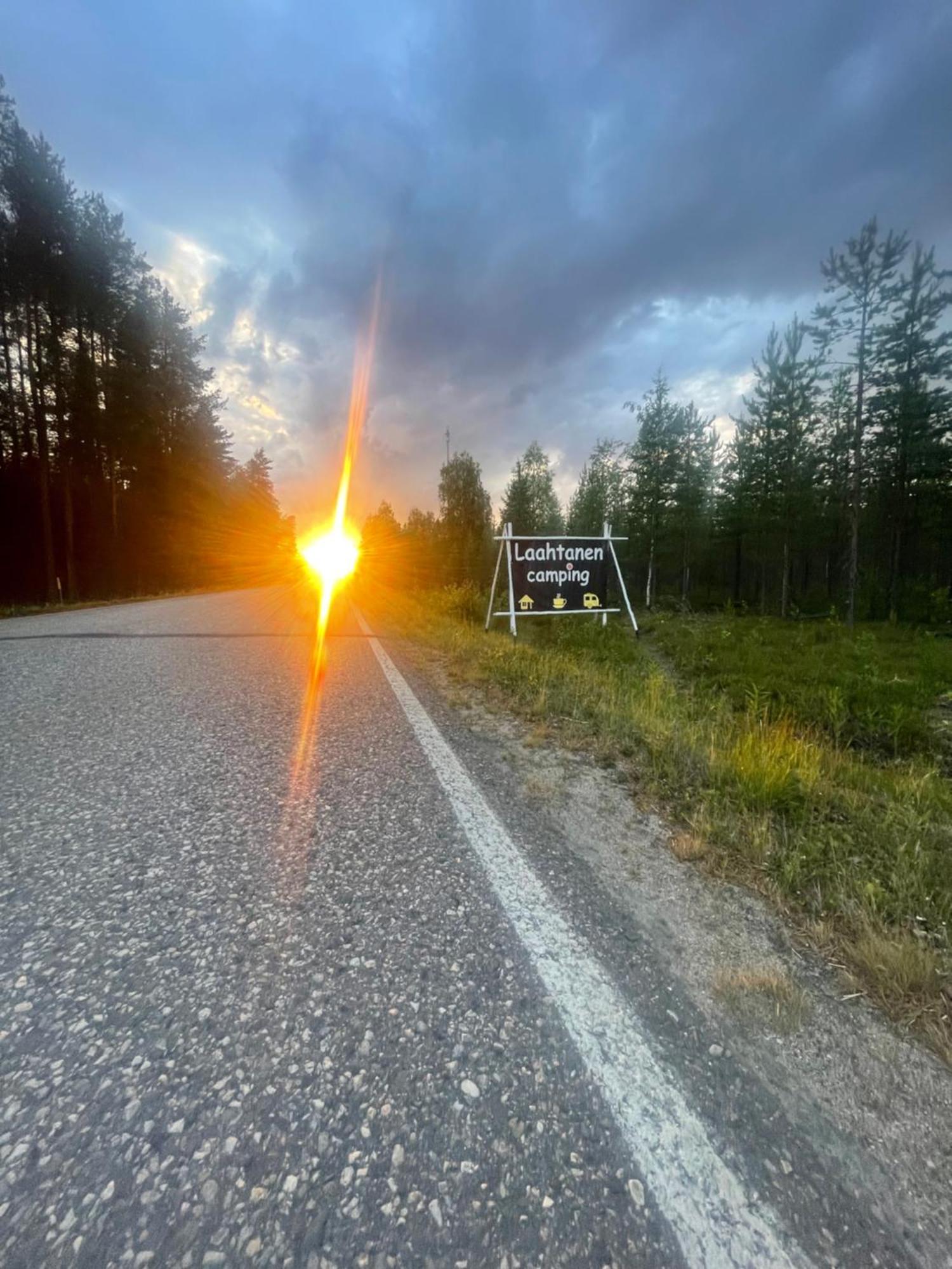 Laahtanen Camping Hotel Ristijärvi Exterior foto