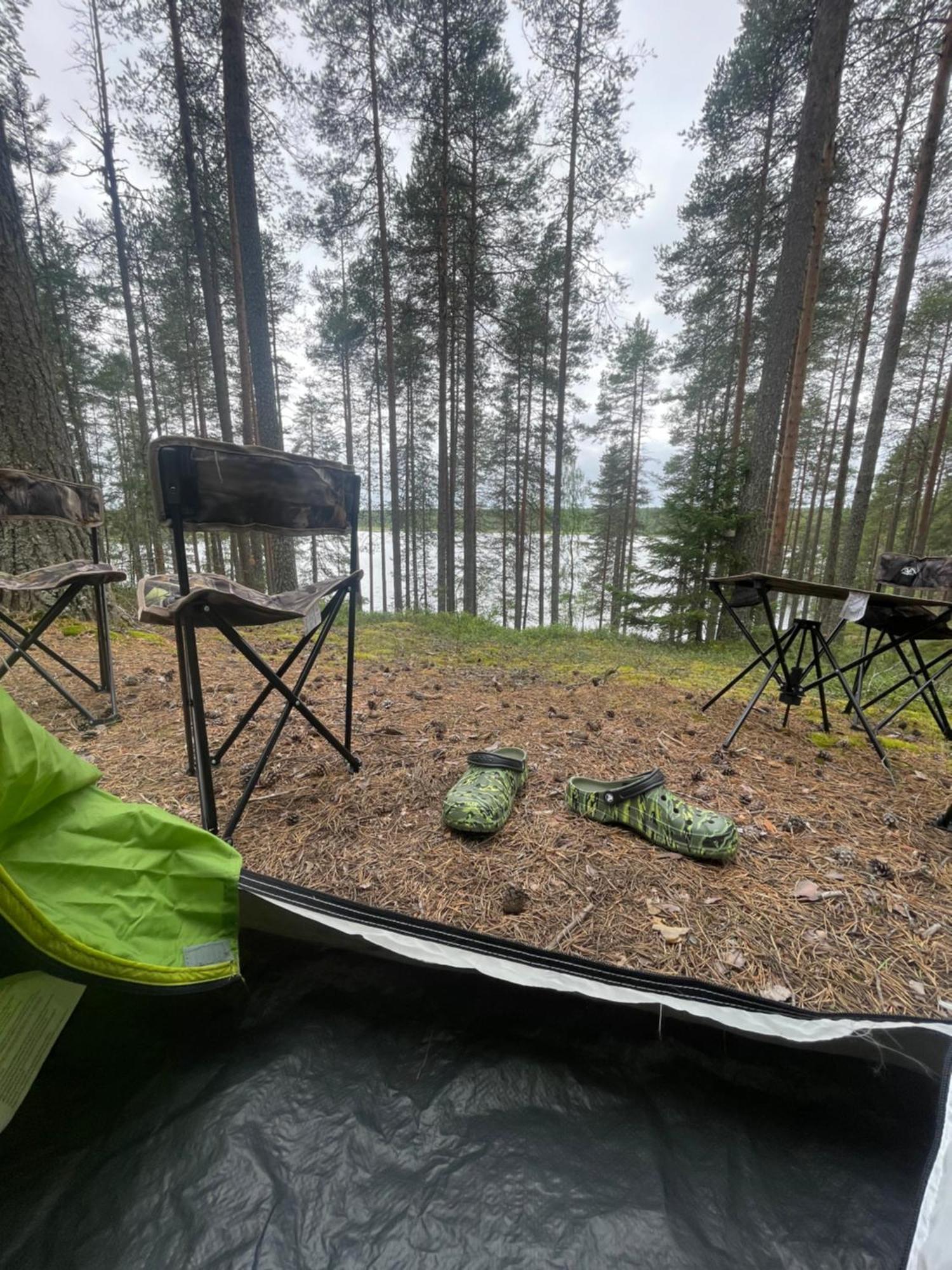 Laahtanen Camping Hotel Ristijärvi Exterior foto