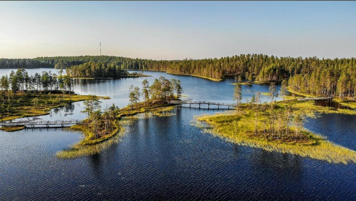 Laahtanen Camping Hotel Ristijärvi Exterior foto