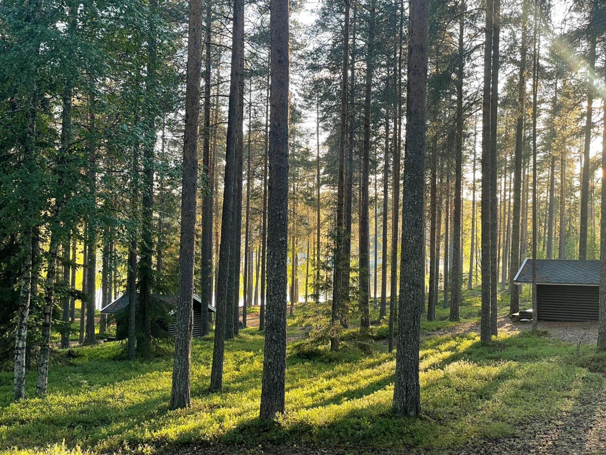 Laahtanen Camping Hotel Ristijärvi Exterior foto