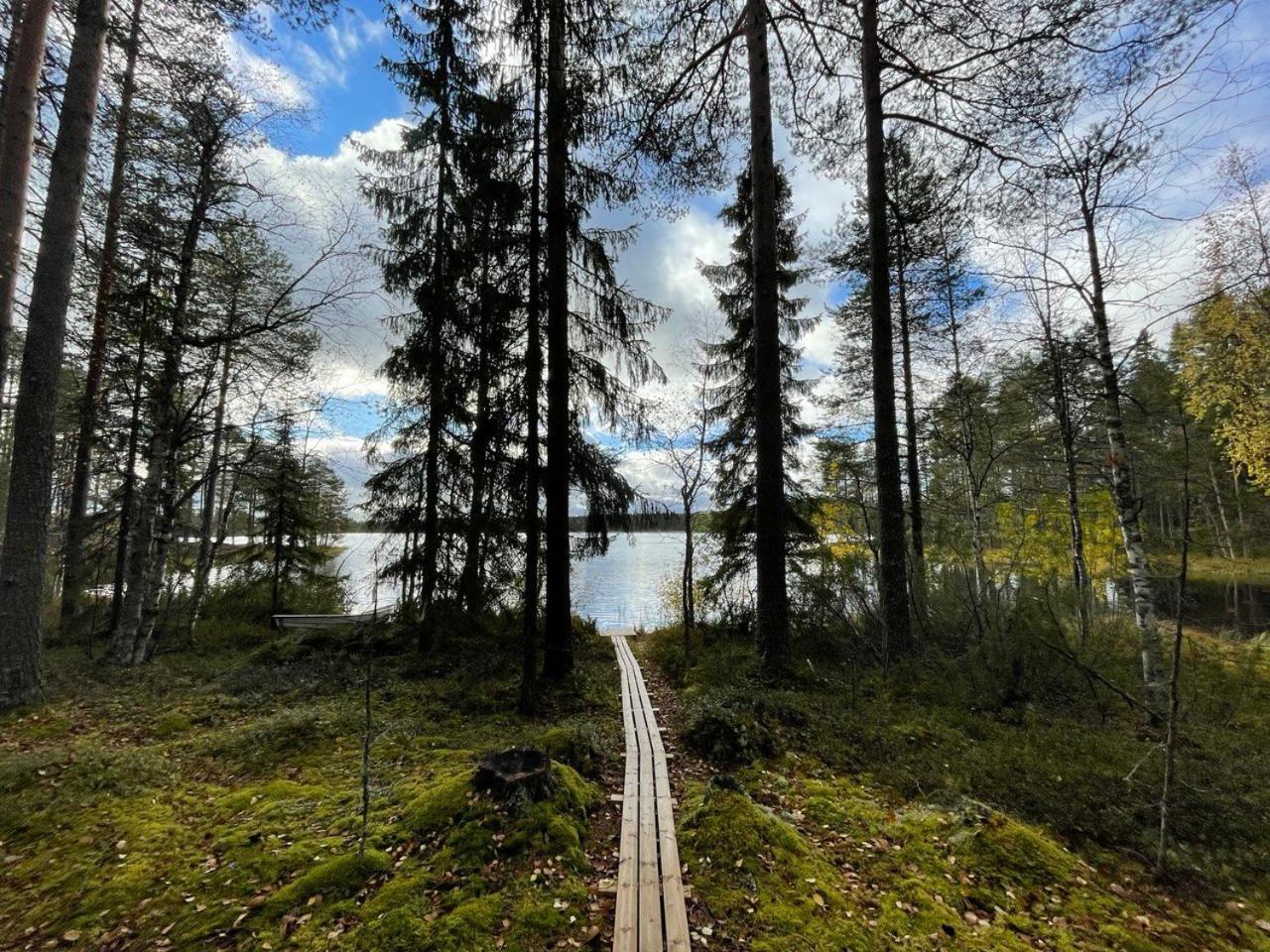 Laahtanen Camping Hotel Ristijärvi Exterior foto